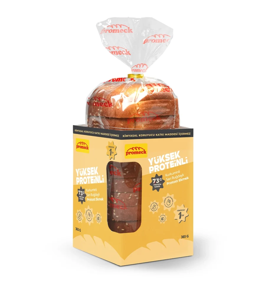 Kurkuminli Sarı Buğdaylı Protost Ekmek 365 gr