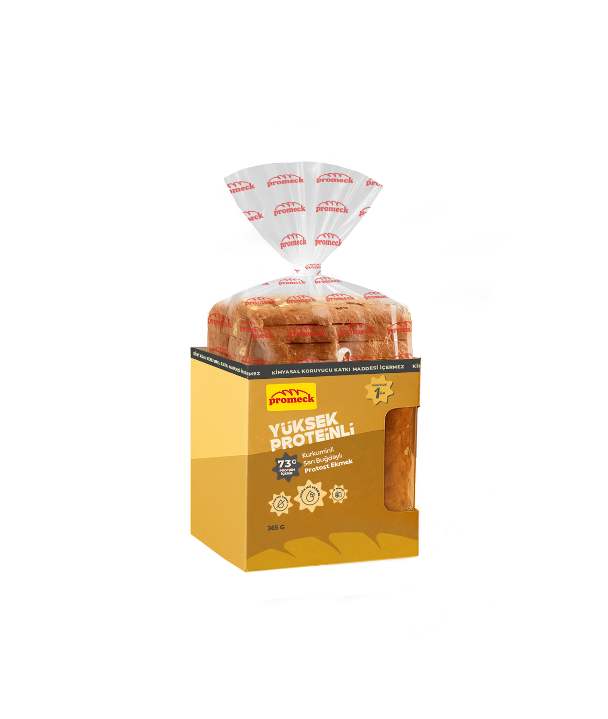 Kurkuminli Sarı Buğdaylı Protost Ekmek 365 gr